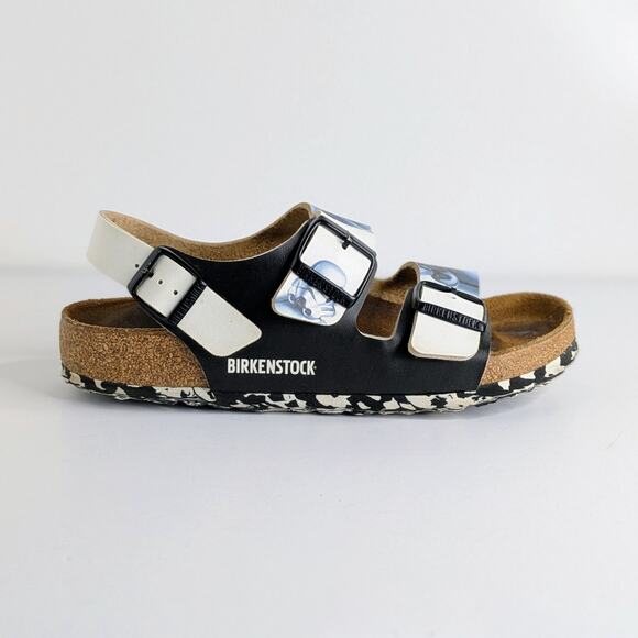 Birkenstock Sandals Milano Star Wars EU 38 White Black Storm Trooper Leather - Picture 8 of 15